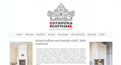 Desktop Screenshot of ceramikakornak.pl
