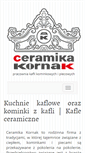 Mobile Screenshot of ceramikakornak.pl